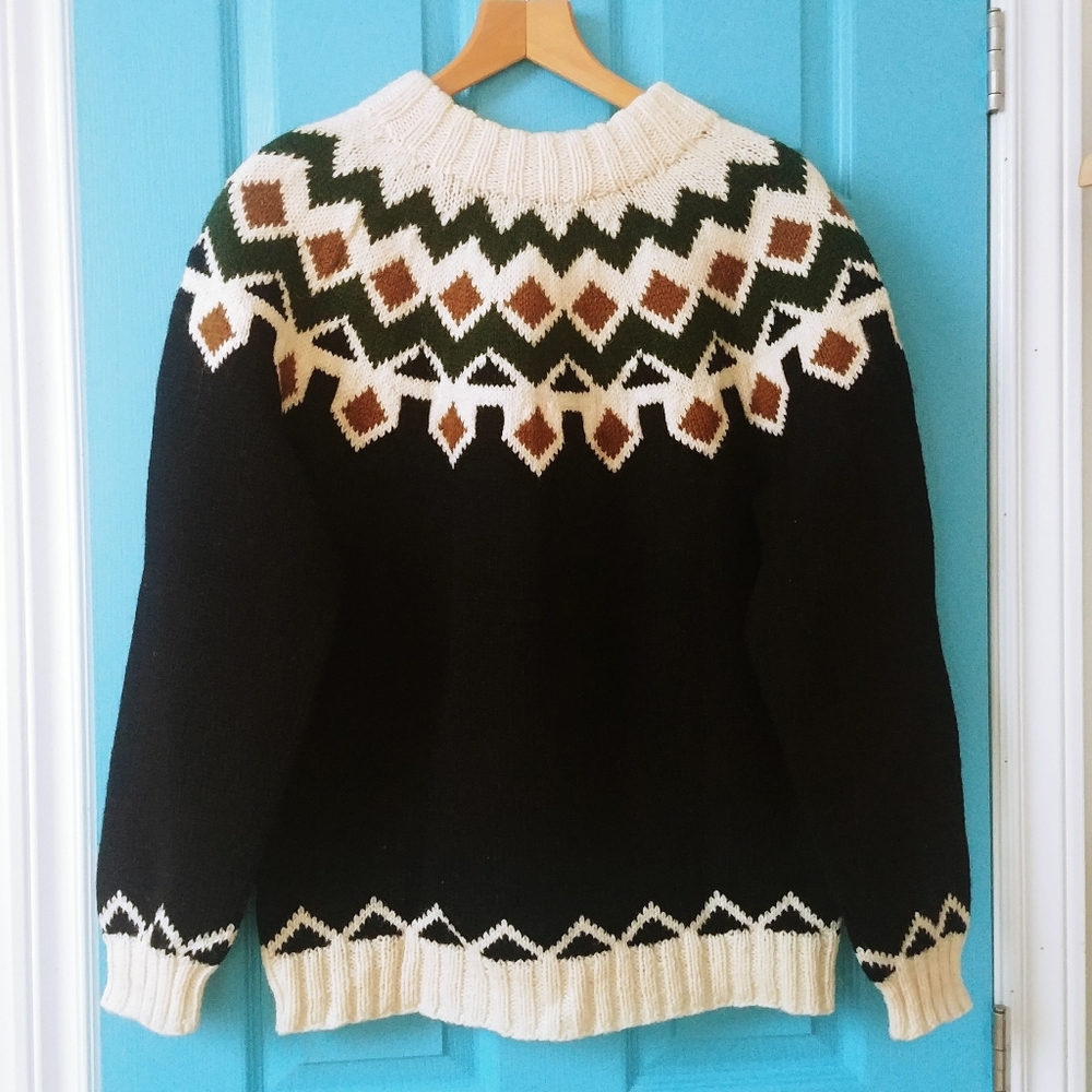 70s Vintage Marshall Field & Company From Denmark Wool Sweater